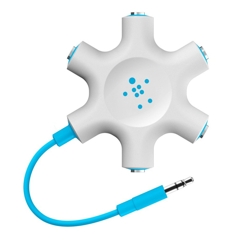 Adapters|Audio|Cables Belkin | Rockstar 5-Jack 3.5 Mm Audio Headphone Splitter