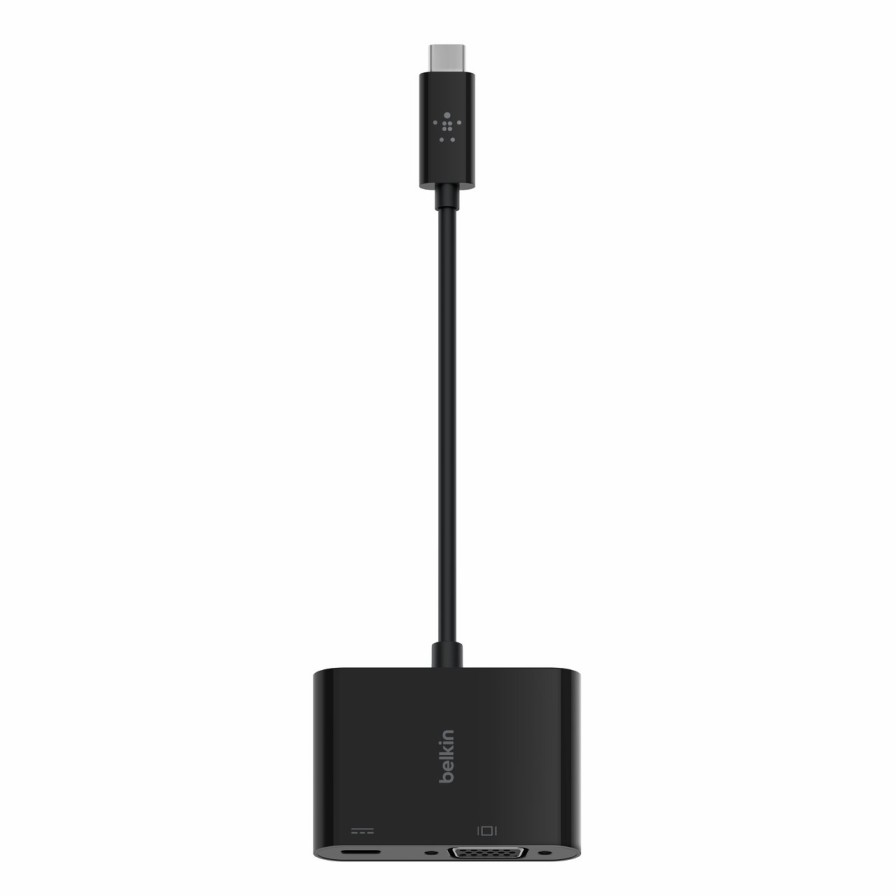 Adapters|Docks & Hubs Belkin | Usb-C To Vga + Charge Adapter