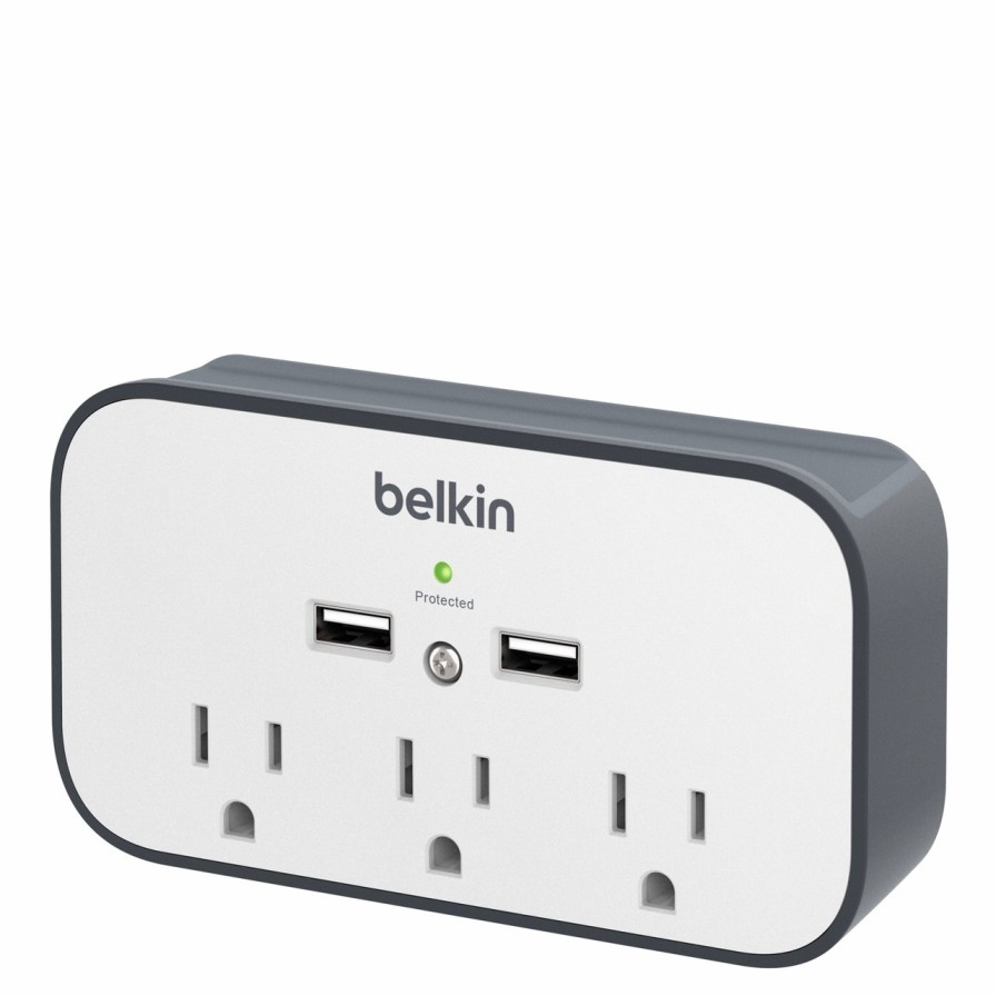 Surge Protectors & Power Strips Belkin | Usb Wall Mount Surge Protector With Cradle