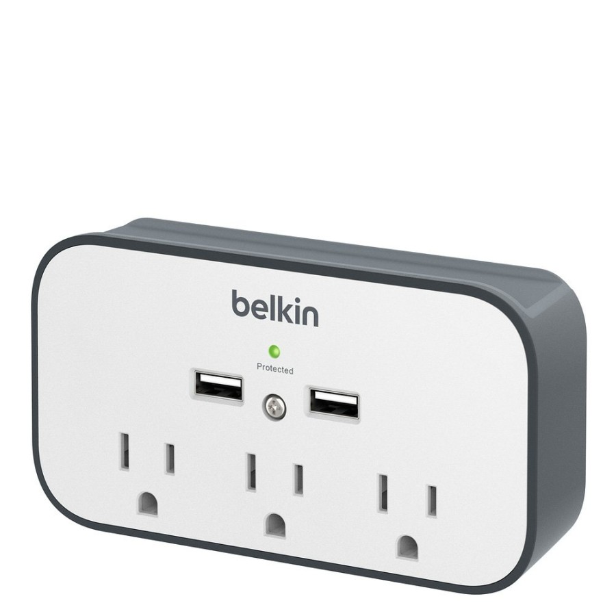 Surge Protectors & Power Strips Belkin | Usb Wall Mount Surge Protector With Cradle