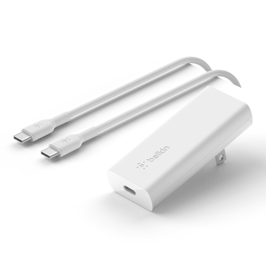 Chargers Belkin | Boostcharge 20W Usb-C Pd Gan Wall Charger + Usb-C Cable