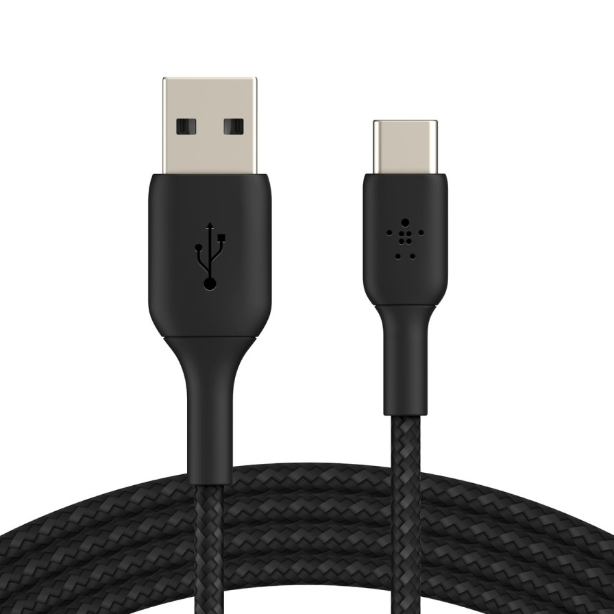 Cables Belkin | Boostcharge Braided Usb-C To Usb-A Cable (1M / 3.3Ft, Black)