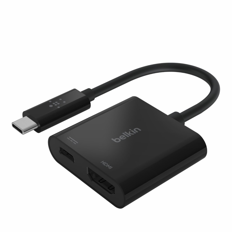 Adapters|Docks & Hubs Belkin | Usb-C To Hdmi + Charge Adapter