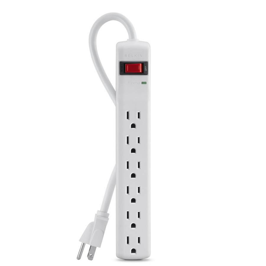 Surge Protectors & Power Strips Belkin | 6-Outlet Surge Protector With 3-Foot Power Cord