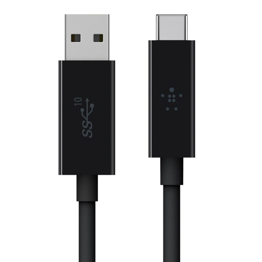 Cables Belkin | 3.1 Usb-A To Usb-C Cable (Usb-C Cable) 3.3Ft/1M Length, 10Gbps Transfer Rate & 3A Charging Output.