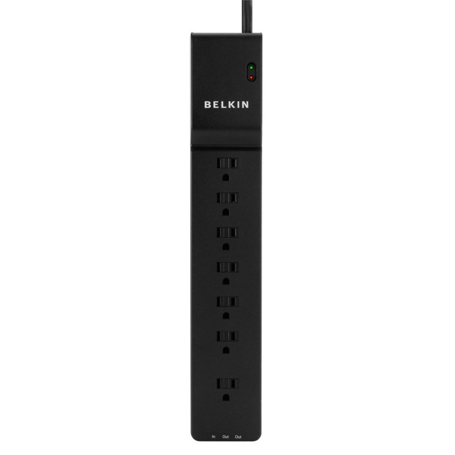 Surge Protectors & Power Strips Belkin | 7 Outlet Home/Office Surge Protector 6' Cord