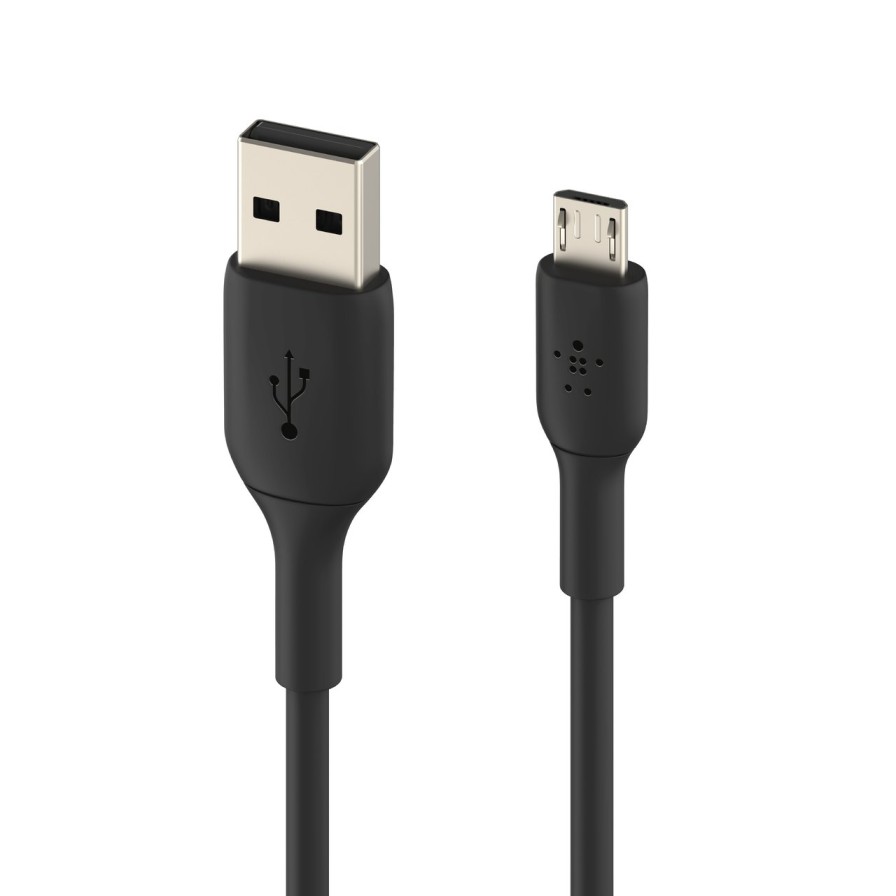 Cables Belkin | Boostcharge Usb-A To Micro-Usb Cable (1M / 3.3Ft, White) 3.3-Foot (1 Meter) Cable, Available In Black Or White