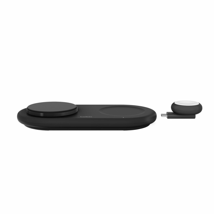 Chargers|MagSafe & Magnetic Accessories Belkin | Boostcharge Pro 3-In-1 Magnetic Wireless Charging Pad With Qi2 15W