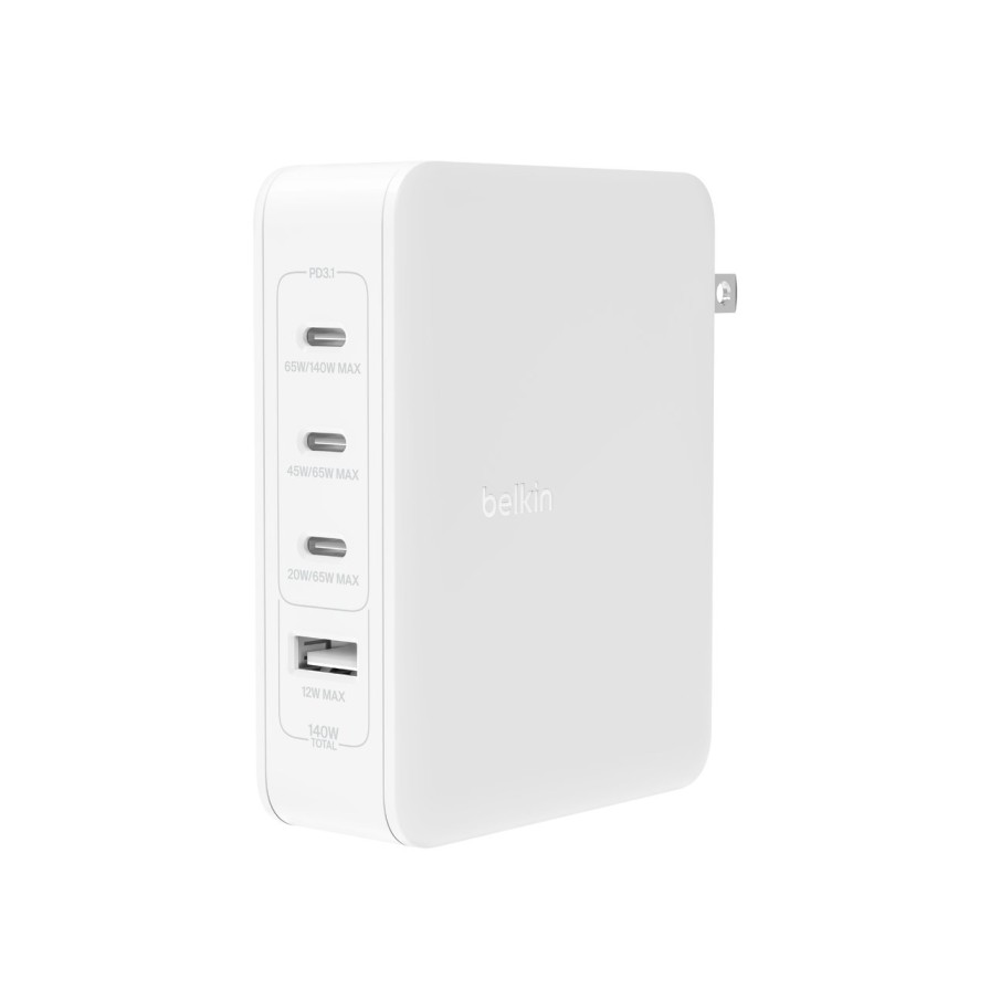 Chargers Belkin | Boostcharge Pro 140W 4-Port Gan Wall Charger