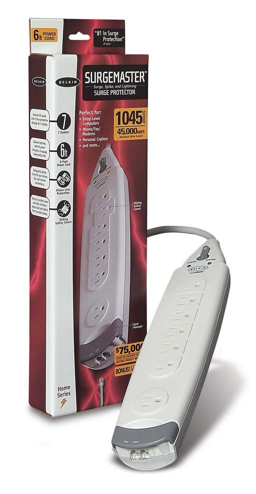 Surge Protectors & Power Strips Belkin | 7-Outlet Surgemaster® Home Series