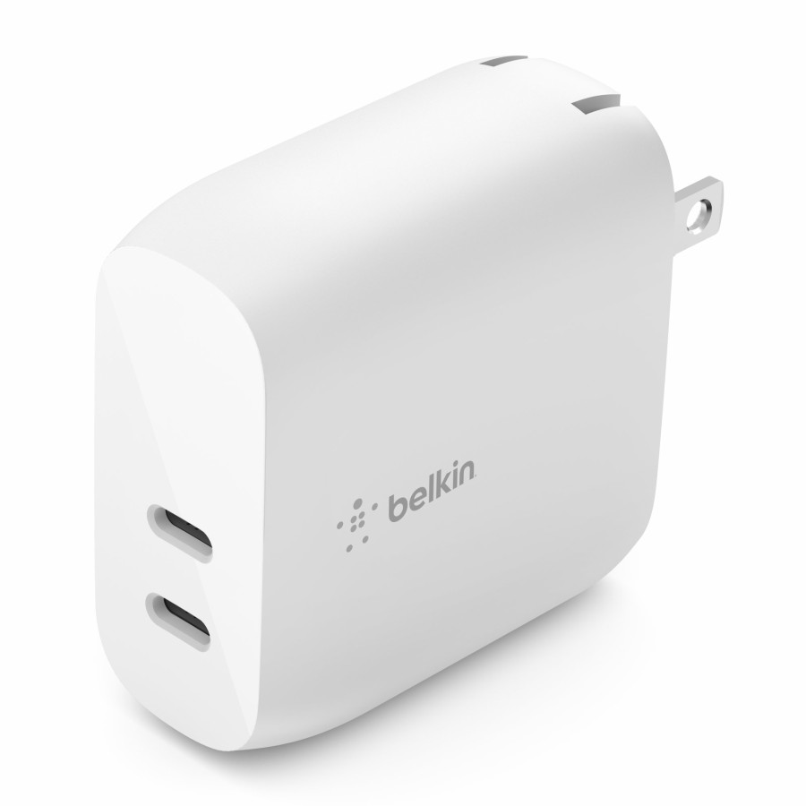 Chargers Belkin | Boostcharge Dual Usb-C Pd Wall Charger 40W