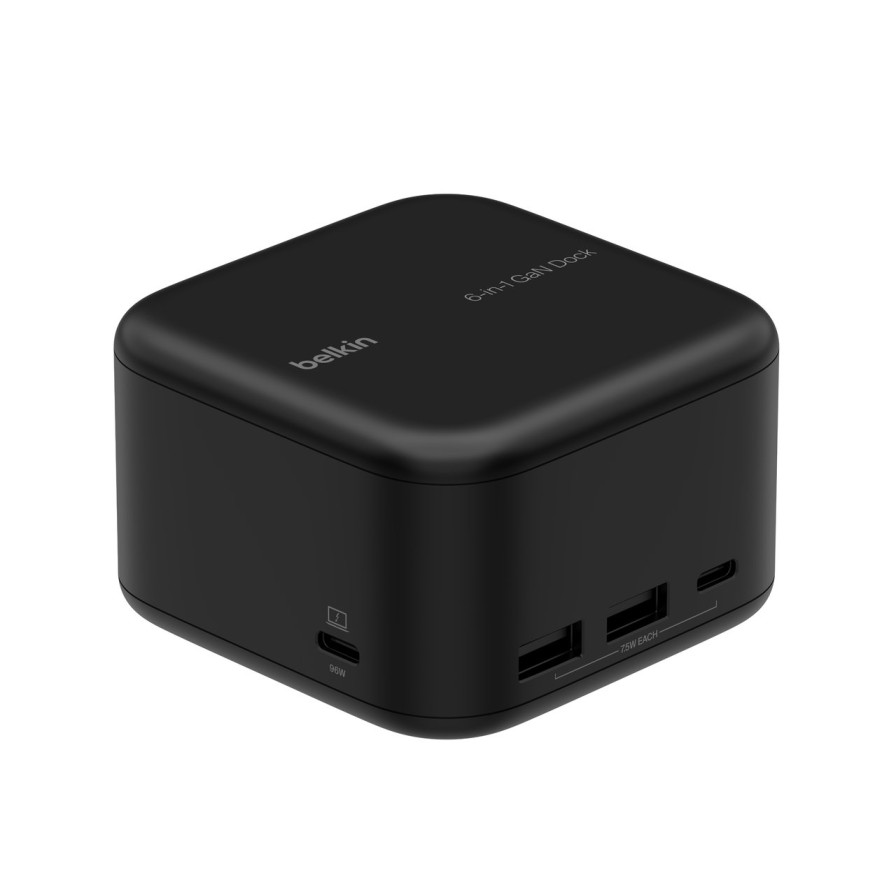 Docks & Hubs Belkin | Connect Usb-C 6-In-1 Core Gan Dock 130W