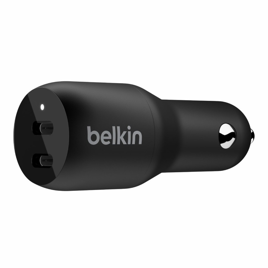 Chargers Belkin | Boostcharge Dual Usb-C Car Charger 36W