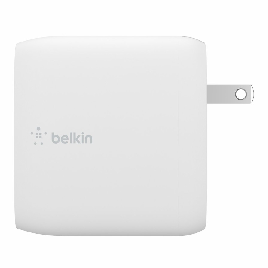 Chargers Belkin | Boostcharge Dual Usb-C Gan Wall Charger 68W + Usb-C Cable