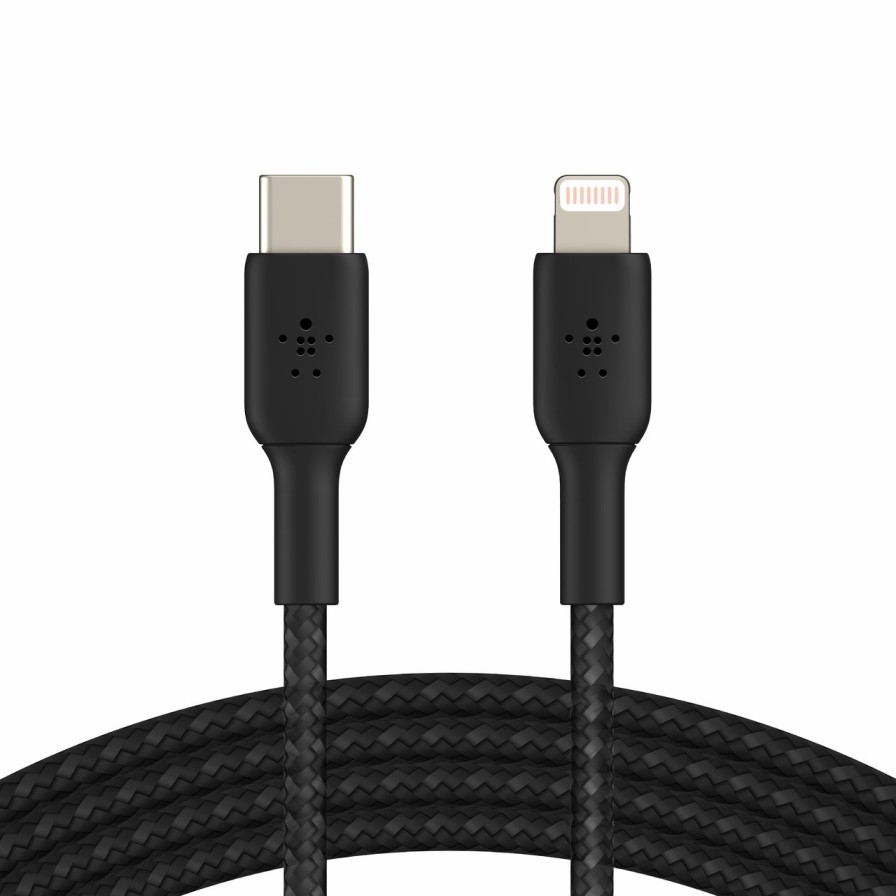 Cables Belkin | Boostcharge Braided Usb-C To Lightning Cable (1M / 3.3Ft, Black)