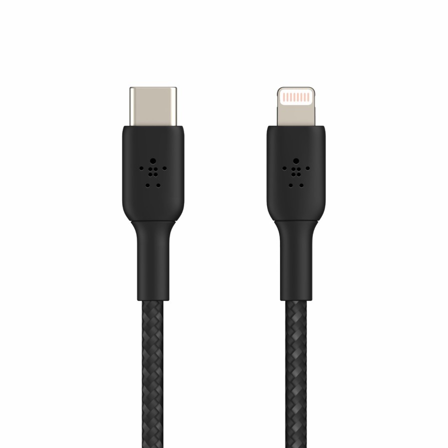 Cables Belkin | Boostcharge Braided Usb-C To Lightning Cable (1M / 3.3Ft, Black)