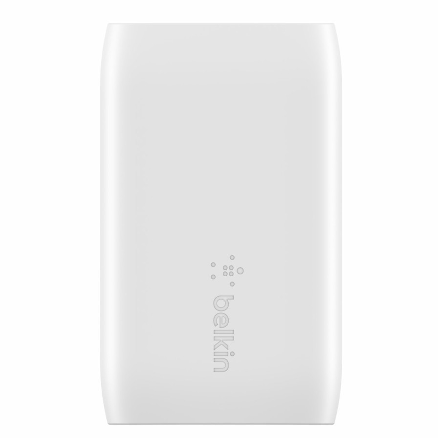 Chargers Belkin | Boostcharge Dual Wall Charger With Pps + Usb-C Cable With Lightning Connector