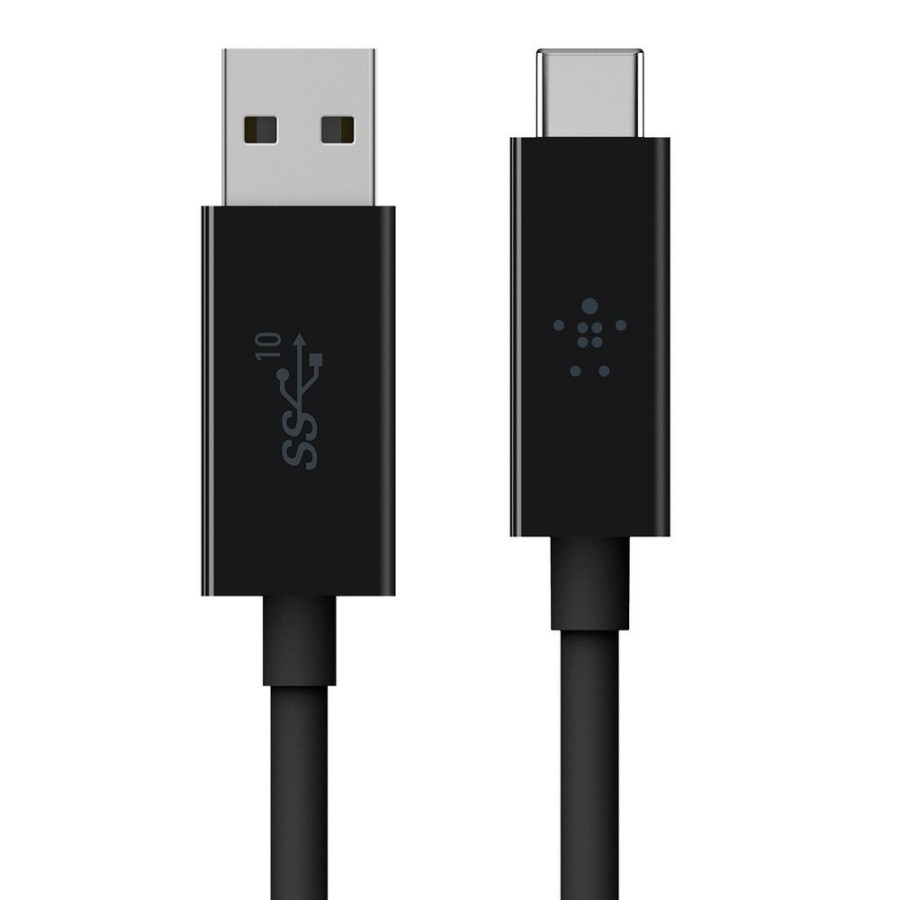 Cables Belkin | 3.1 Usb-A To Usb-C Cable (Usb-C Cable) 3.3Ft/1M Length, 10Gbps Transfer Rate & 3A Charging Output.