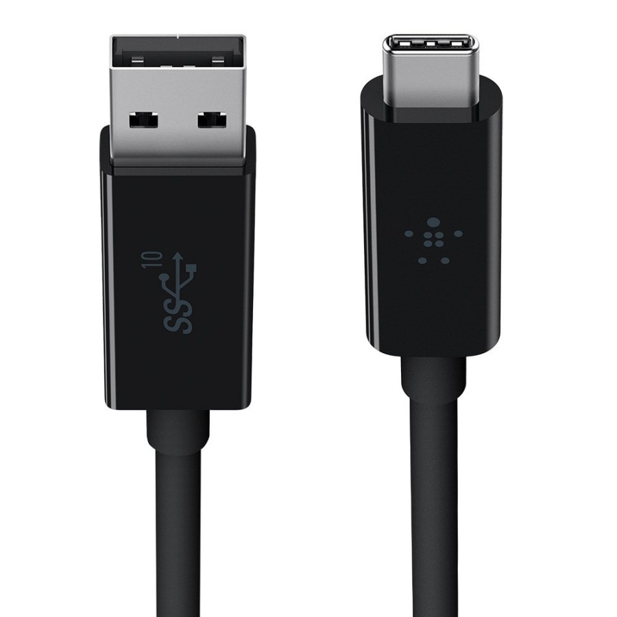 Cables Belkin | 3.1 Usb-A To Usb-C Cable (Usb-C Cable) 3.3Ft/1M Length, 10Gbps Transfer Rate & 3A Charging Output.